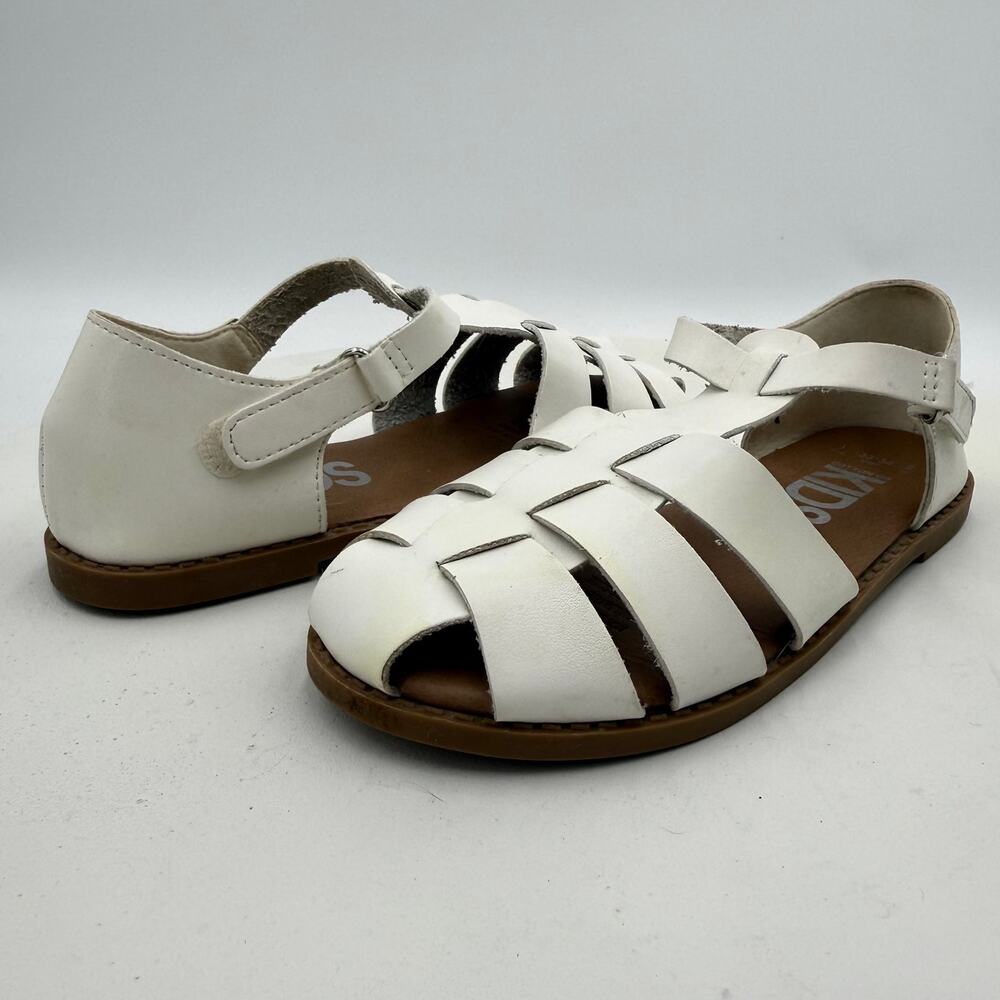 Cotton On Kids White Strappy Gladiator Sandals Size 2
